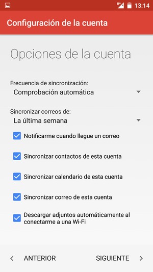 Seleccione SIGUIENTE