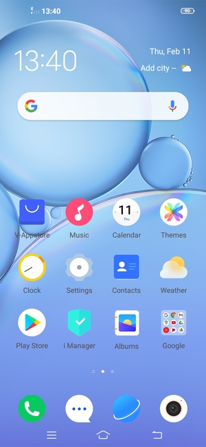 Select Settings