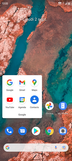 Sélectionnez Gmail
