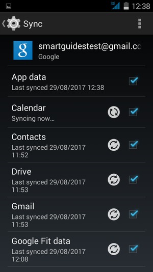 Your contacts from Google will now be synced to your smartphone