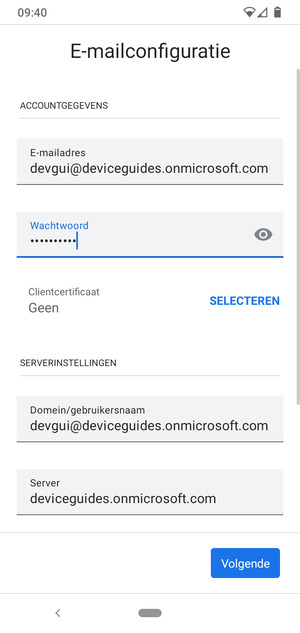 Voer uw wachtwoord in