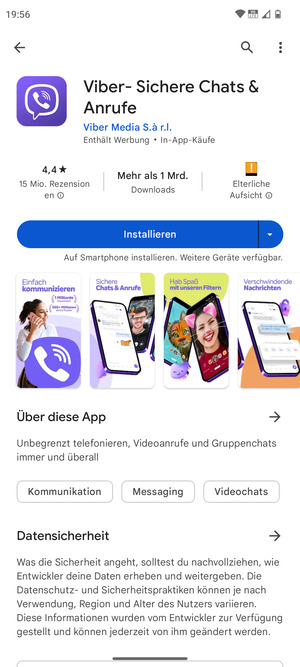 Wählen Sie Installieren