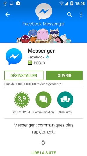Sélectionnez OUVRIR