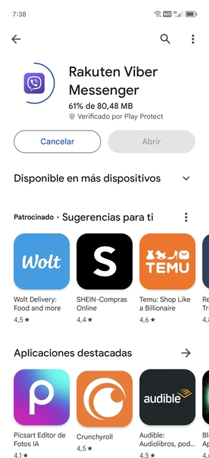 Espere a que el proceso de instalación finalice