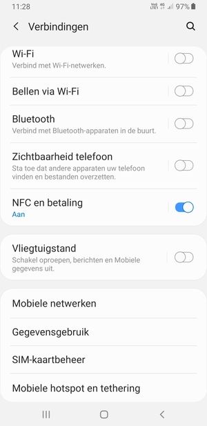 Selecteer Wi-Fi