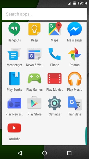 Scroll to and select Settings