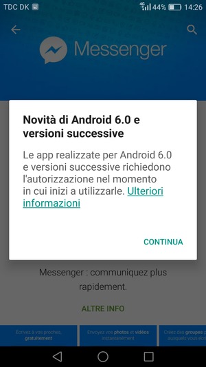 Seleziona CONTINUA