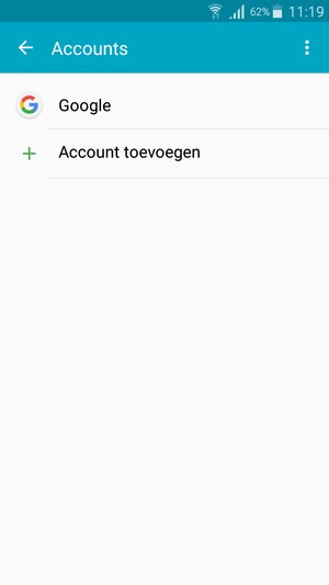Selecteer Google