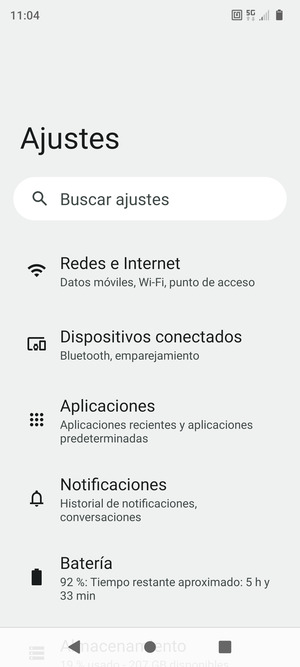 Seleccione Redes e Internet