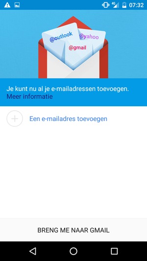 Selecteer Een e-mailadres toevoegen