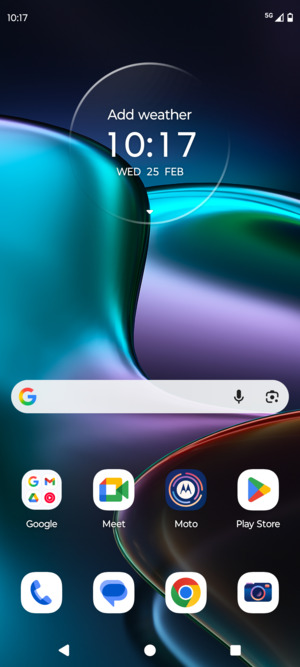 Select the Recent apps button