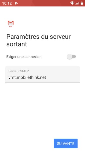 Désactiver le Exiger une connexion et sélectionnez SUIVANTE