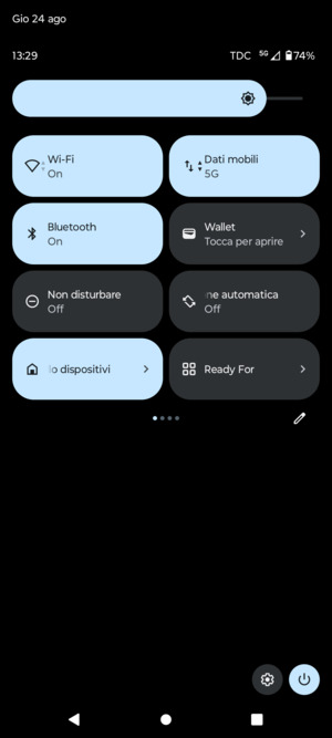Disattiva Wi-Fi e Bluetooth