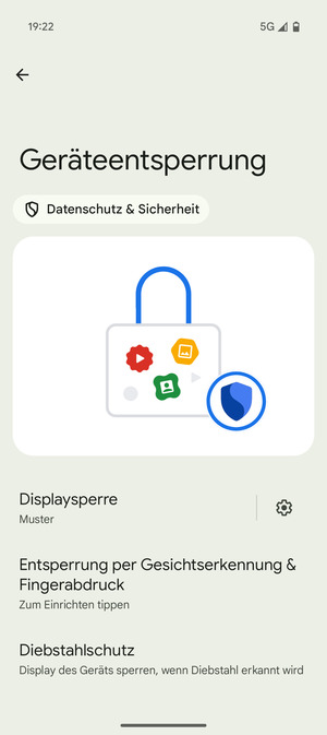 Ihr Handy ist jetzt mit einer Bildschirmsperre gesichert