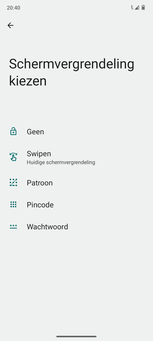 Selecteer Patroon