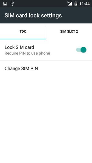 Select Public and select Change SIM PIN