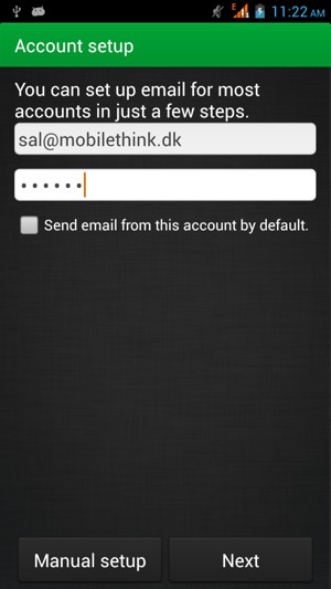Enter your Email address and Password. Select Next