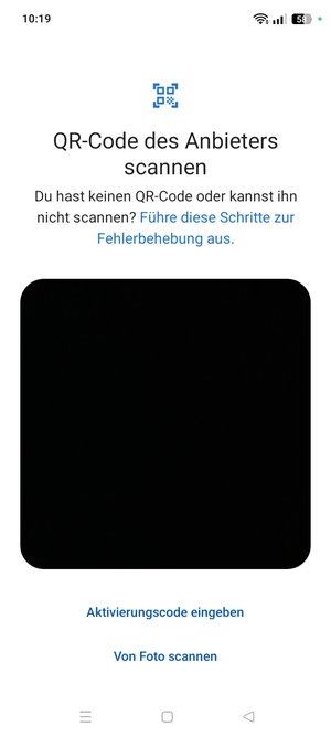 Scannen Sie den QR-Code