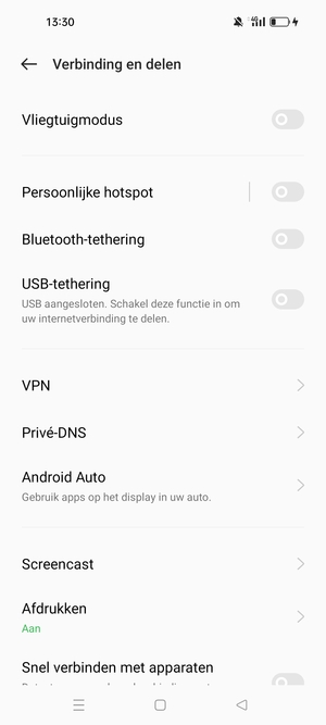 Selecteer Persoonlijke hotspot