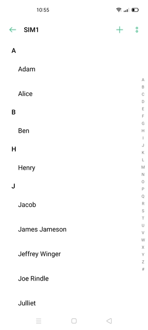 Select the Menu button