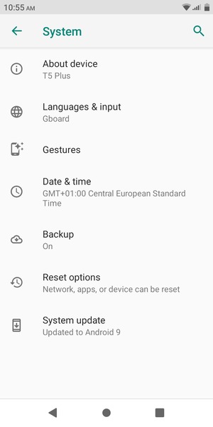 Select System update