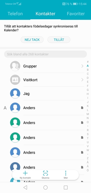 Välj Mer