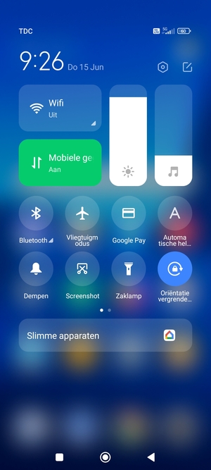 Selecteer Automatische helderheid