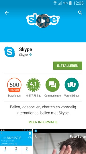 Selecteer INSTALLEREN
