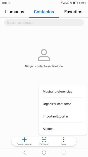 Seleccione Importar/Exportar