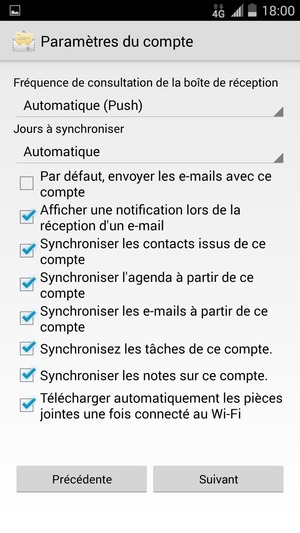 Sélectionnez Suivant