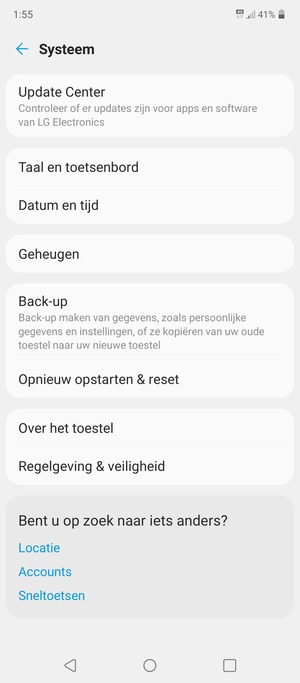 Selecteer Update Center