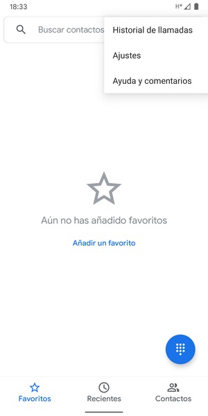 Seleccione Ajustes