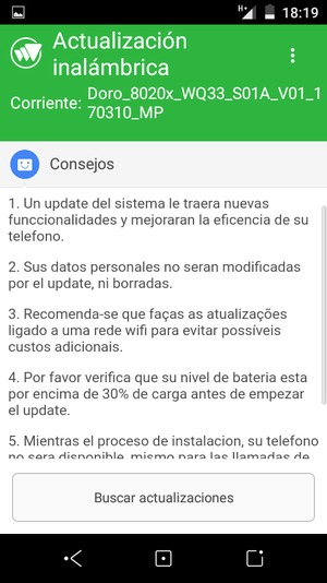 Seleccione Buscar actualizaciones