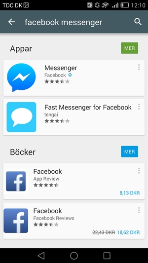 Välj appen