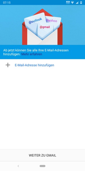 Wählen Sie E-Mail-Adresse hinzufügen