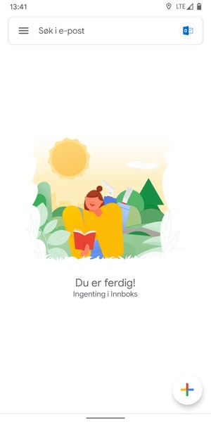 Hotmail er klar til bruk