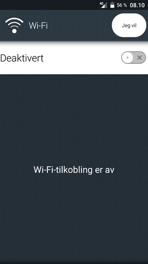 Slå Wi-Fi på