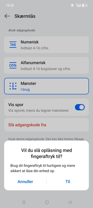 Vælg din foretrukne mulighed