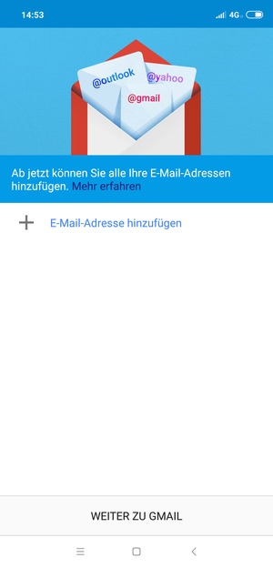 Wählen Sie E-Mail-Adresse hinzufügen