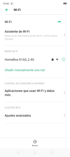 Seleccione la red inalámbrica a la que desea conectarse