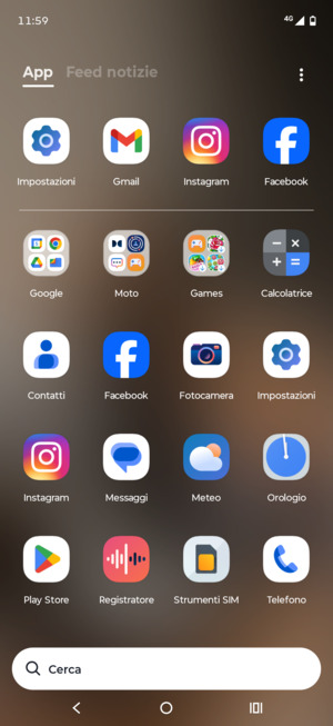 Seleziona Impostazioni