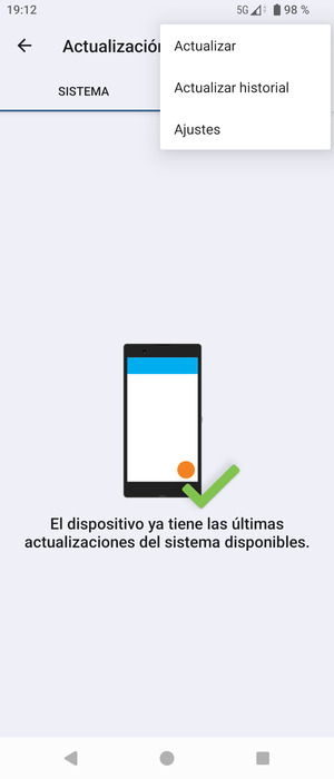 Seleccione Actualizar