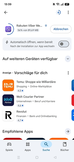 Warten Sie, bis der Installationsprozess  beendet ist