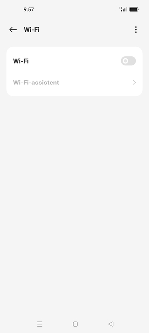 Slå Wi-Fi til