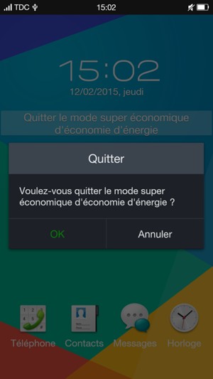 Sélectionnez OK