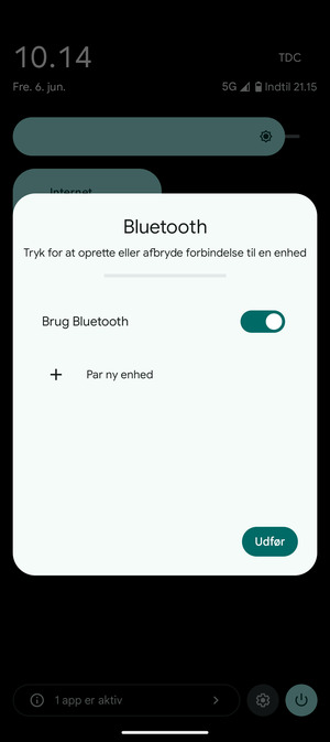 Slå Brug Bluetooth fra