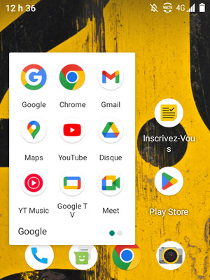 Sélectionnez Gmail