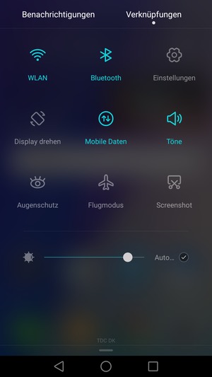 Schalten Sie WLAN und Bluetooth aus