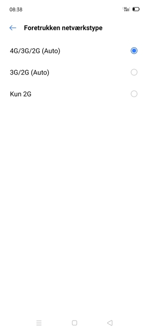 Vælg din foretrukne mulighed