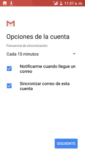 Seleccione SIGUIENTE